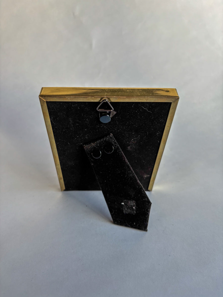 "Tooth Fairy, Tooth Scary" Framed Glass Collage