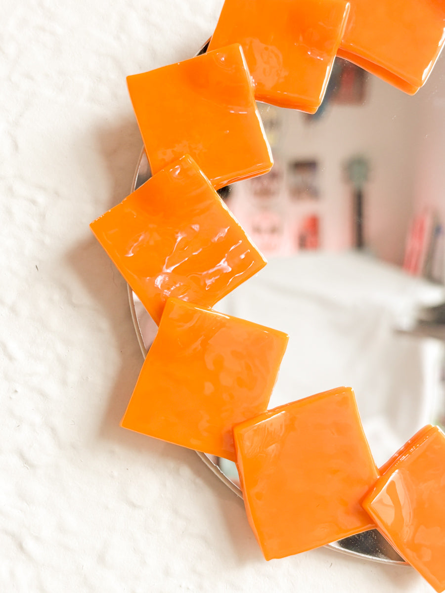 6” Cheese Slice Mirror