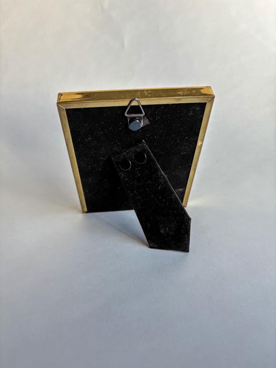 "If You Miss, You'll Land Among the Stars" Framed Glass Collage