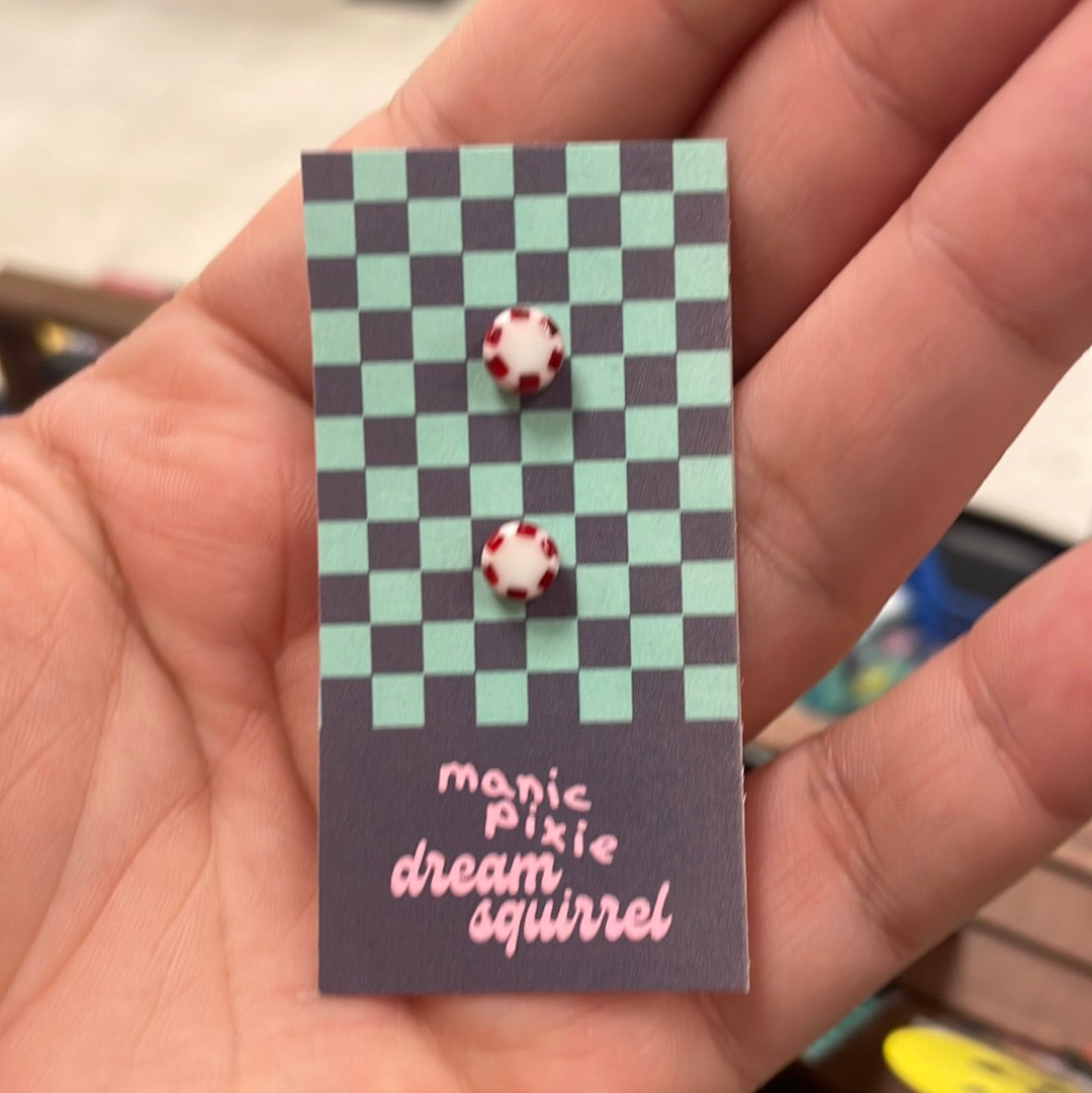 Murrini Dot Studs
