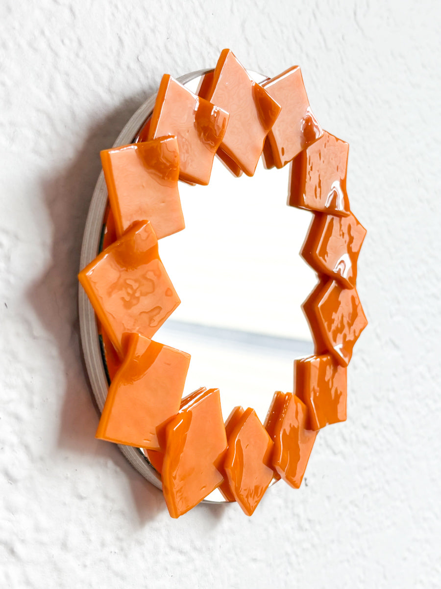 6” Cheese Slice Mirror