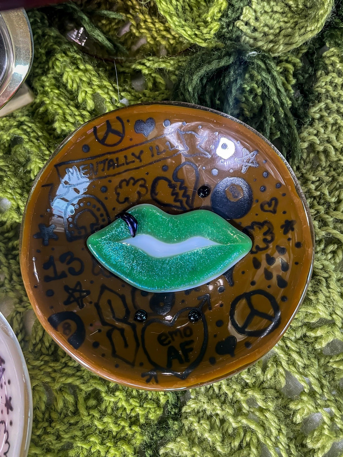 Tattoo Lip Dishes