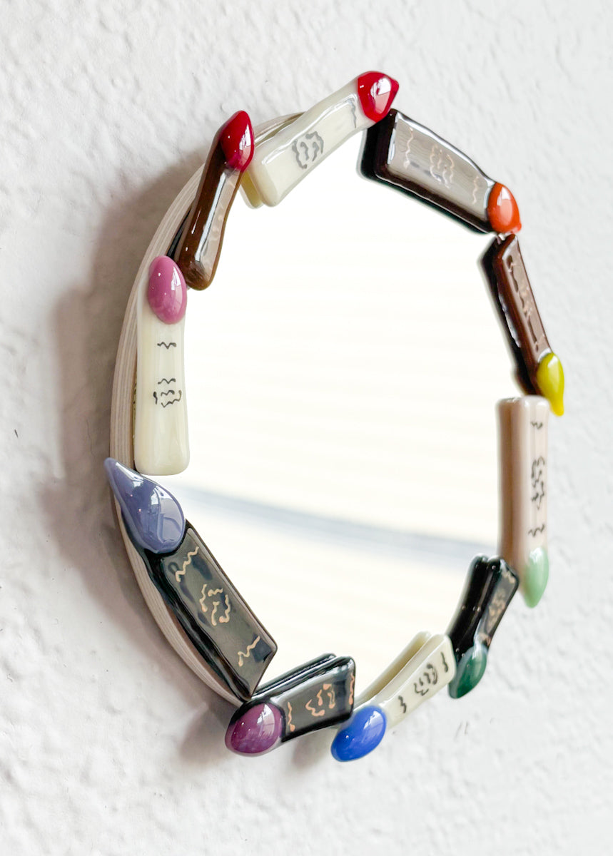 6” Rainbow Finger Mirror