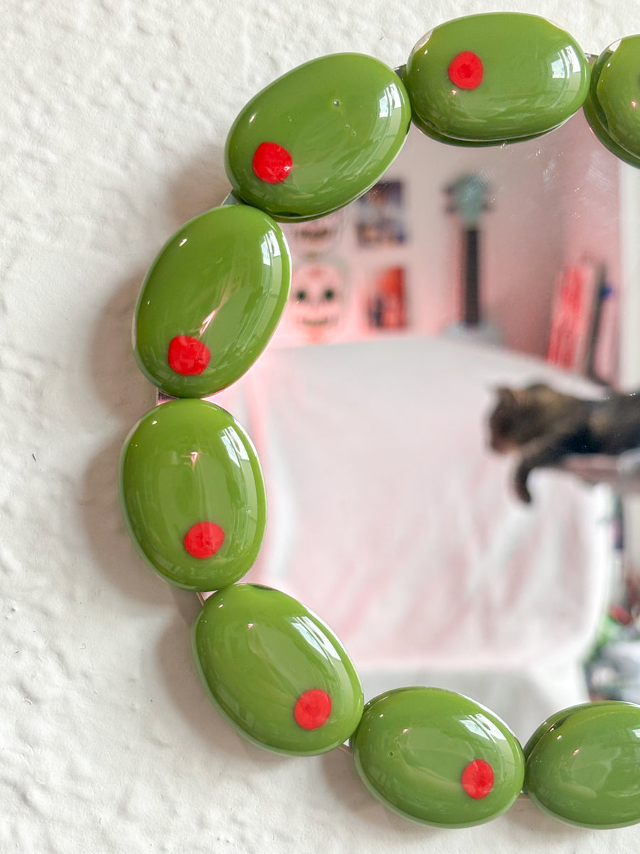 6” Olive Mirror