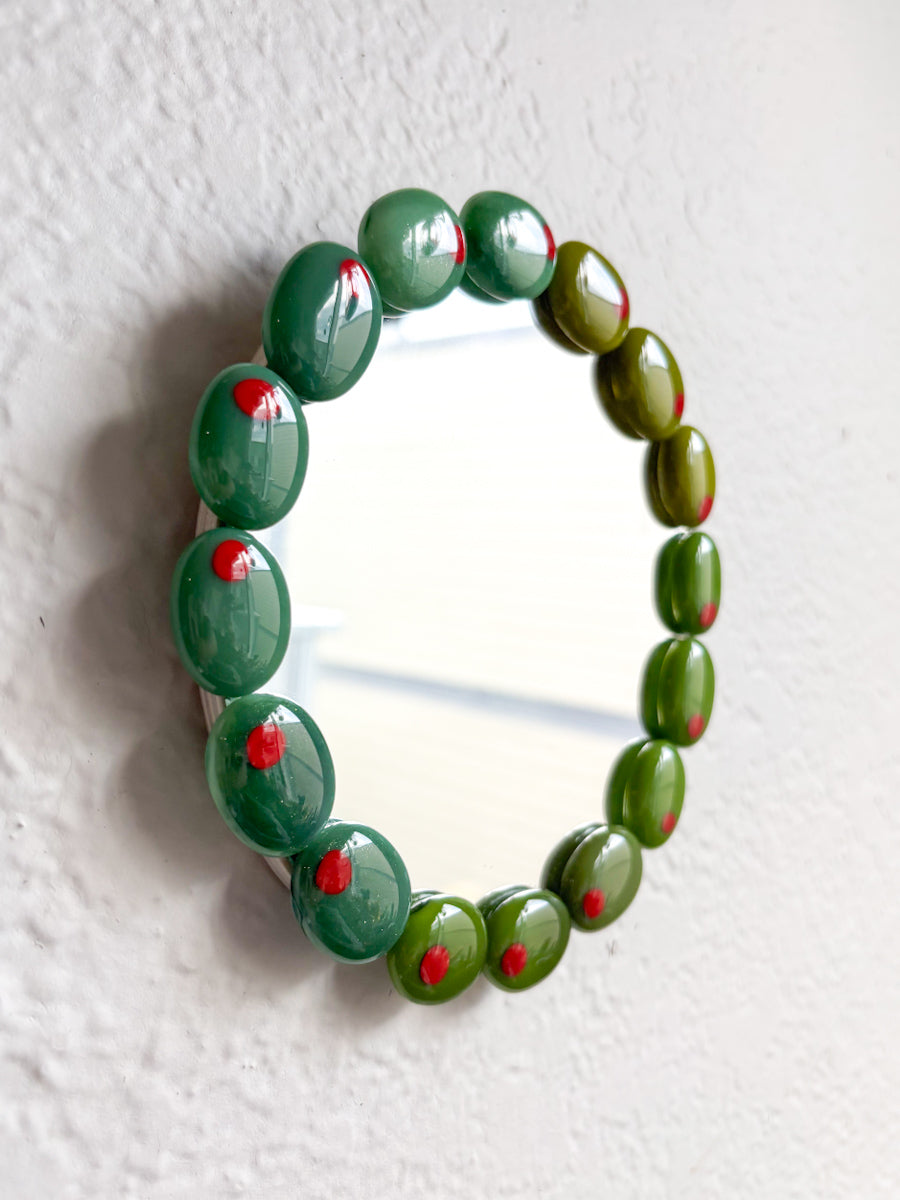 6” Olive Mirror