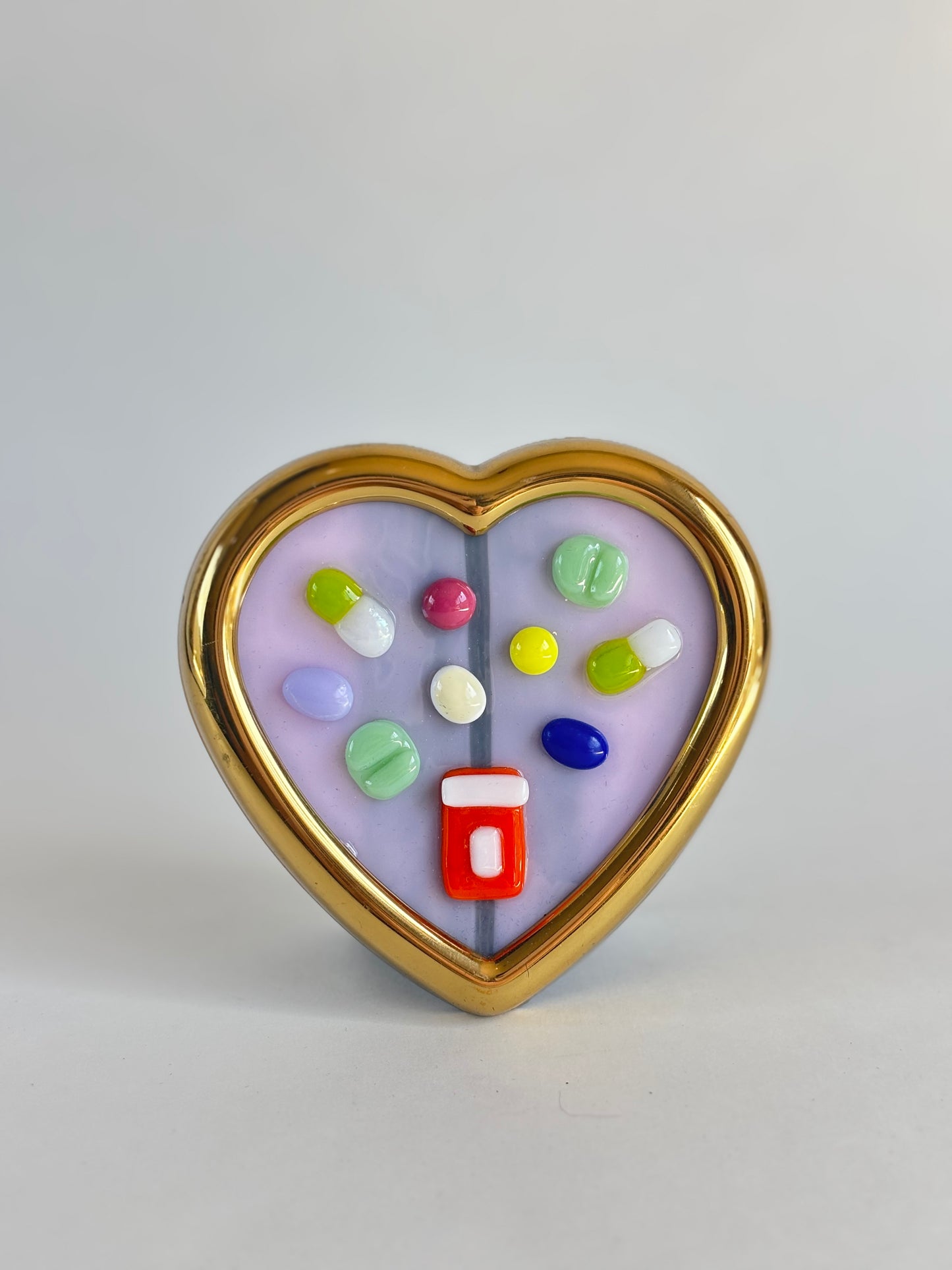 “Love For My Pharmacist” Framed Glass Collage