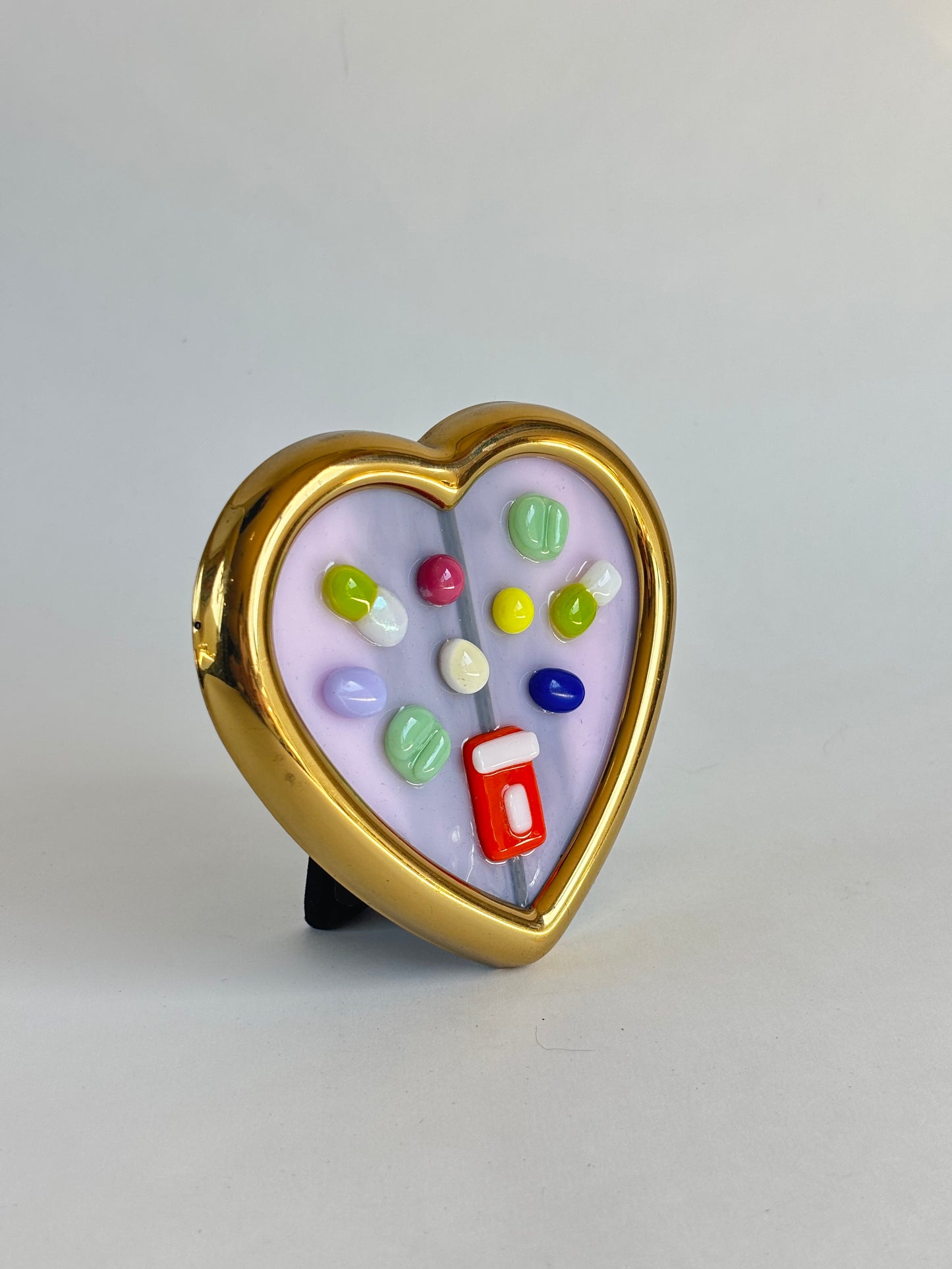 “Love For My Pharmacist” Framed Glass Collage