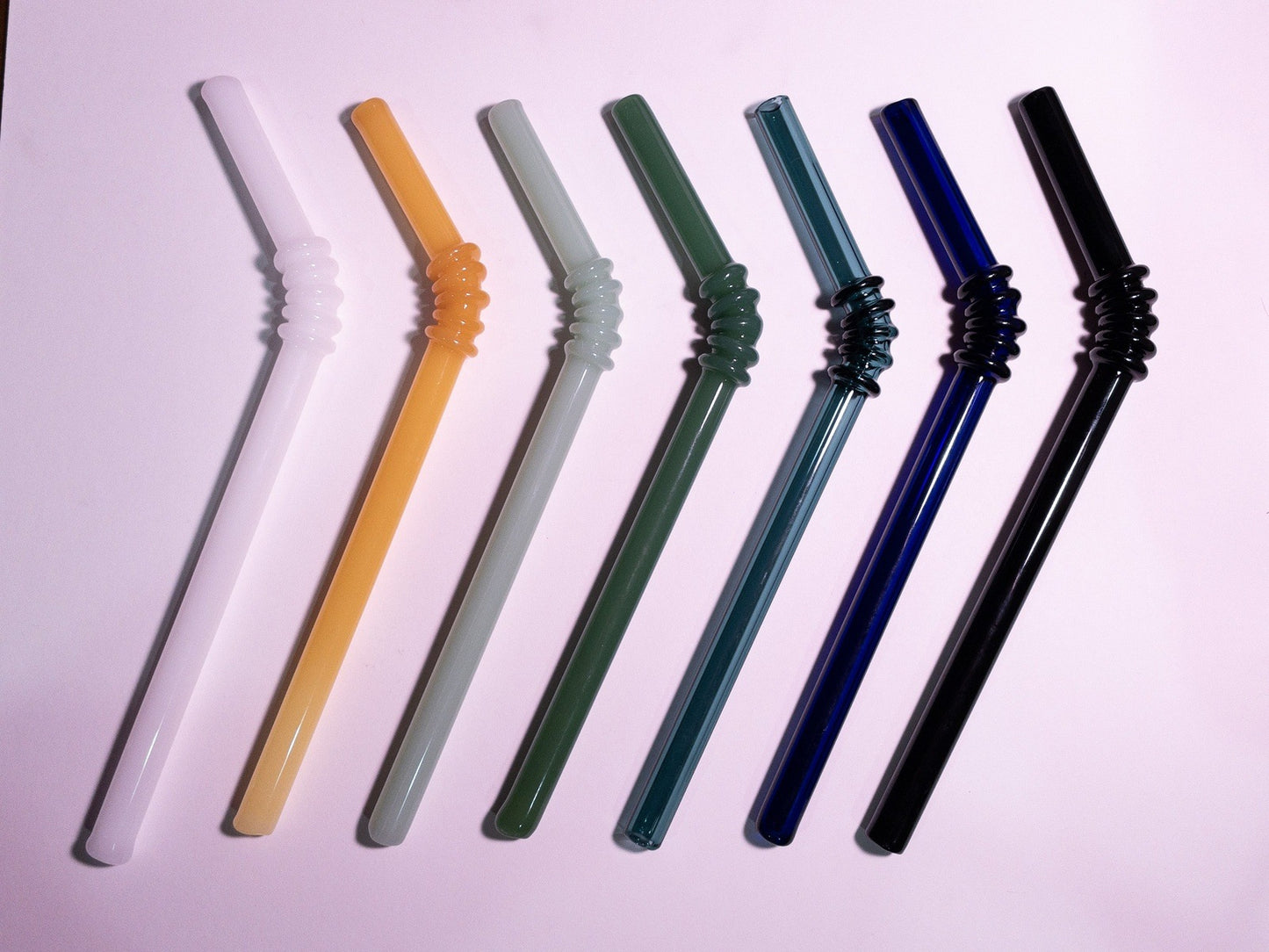 Giant Glass Bendy Straws