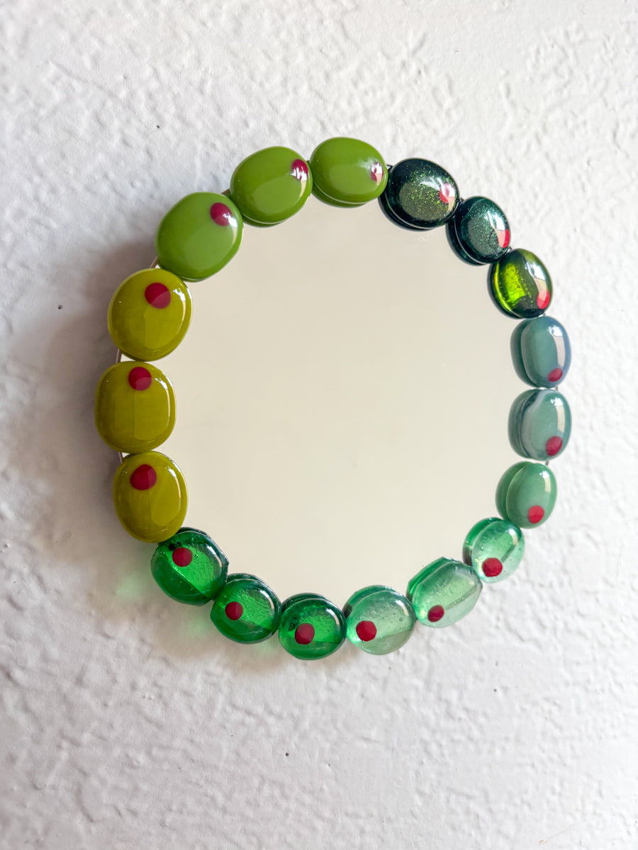 6” Olive Mirror