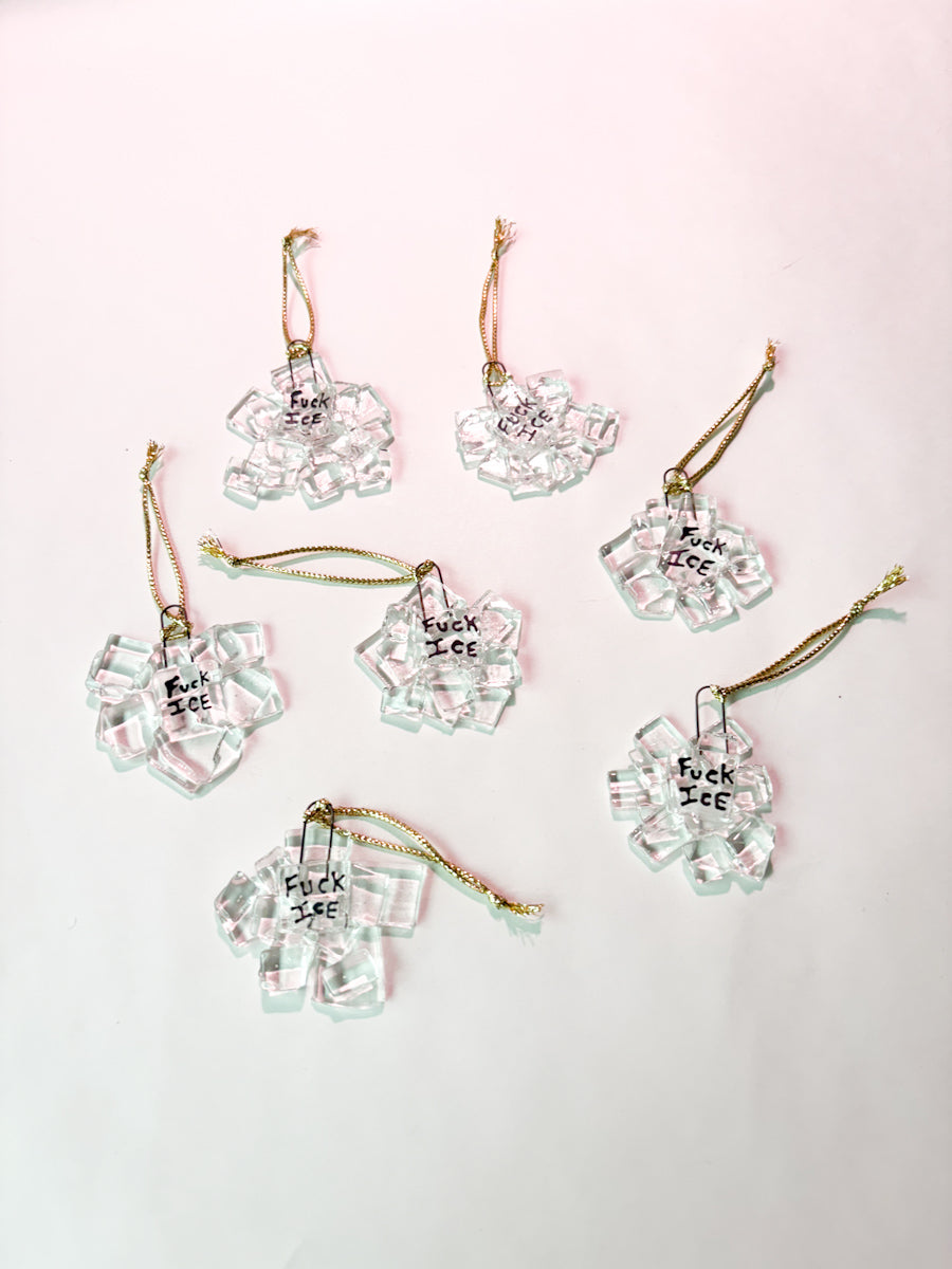 FUCK ICE Ornaments