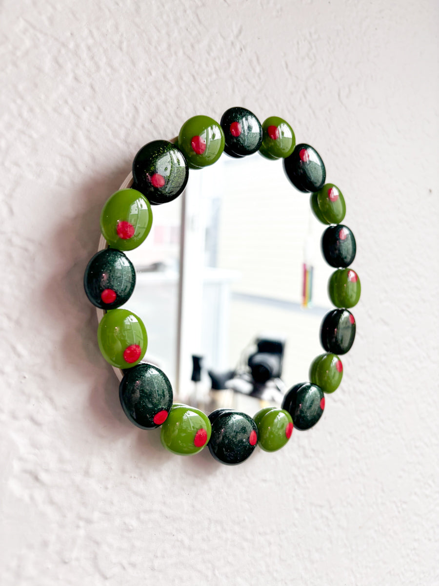 6” Olive Mirror