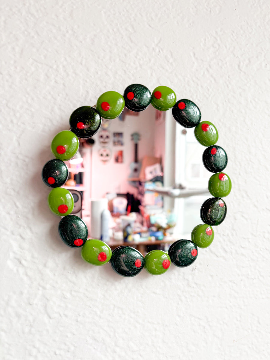 6” Olive Mirror