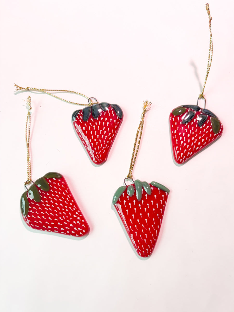 Strawberry Ornaments