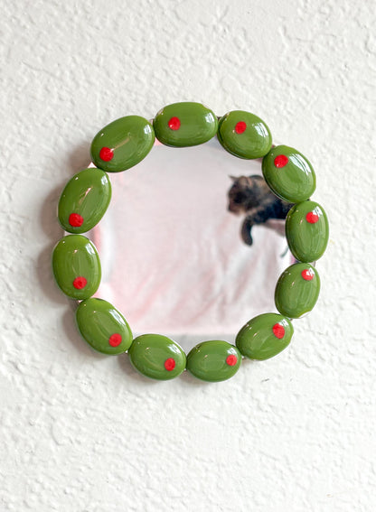 6” Olive Mirror