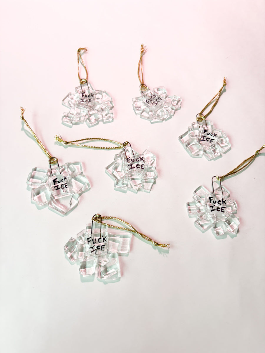 FUCK ICE Ornaments