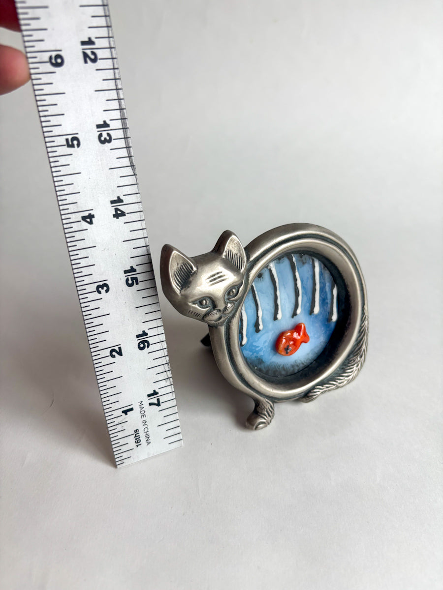 “Pyewachet Had Fish for Dinner” Framed Glass Collage