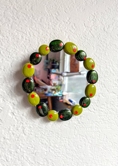 6” Olive Mirror