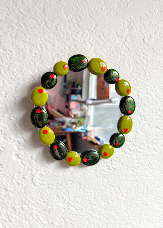 6” Olive Mirror
