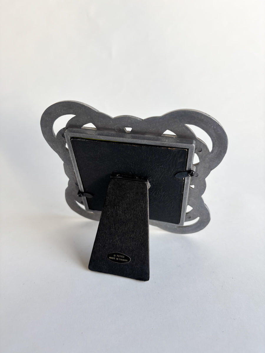 "Celtic Cherries" Framed Glass Collage