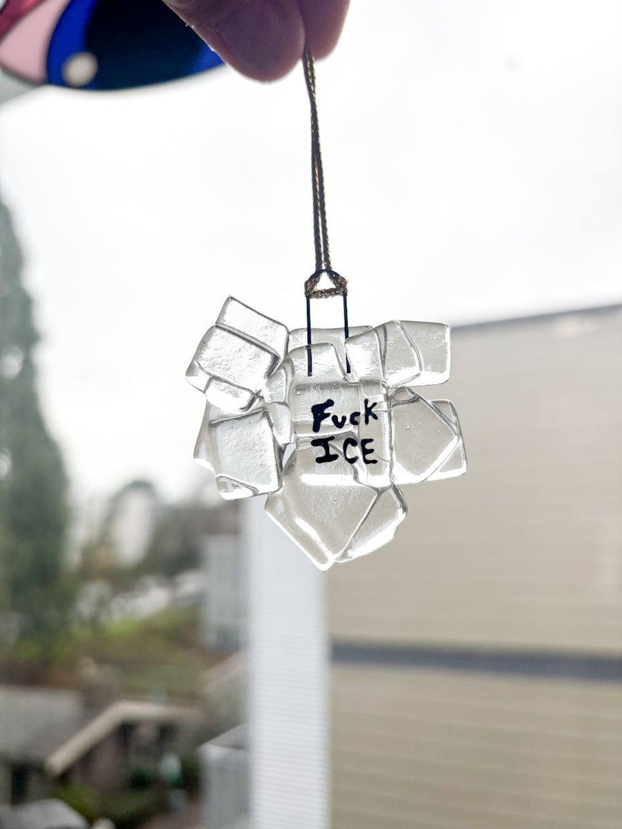 FUCK ICE Ornaments