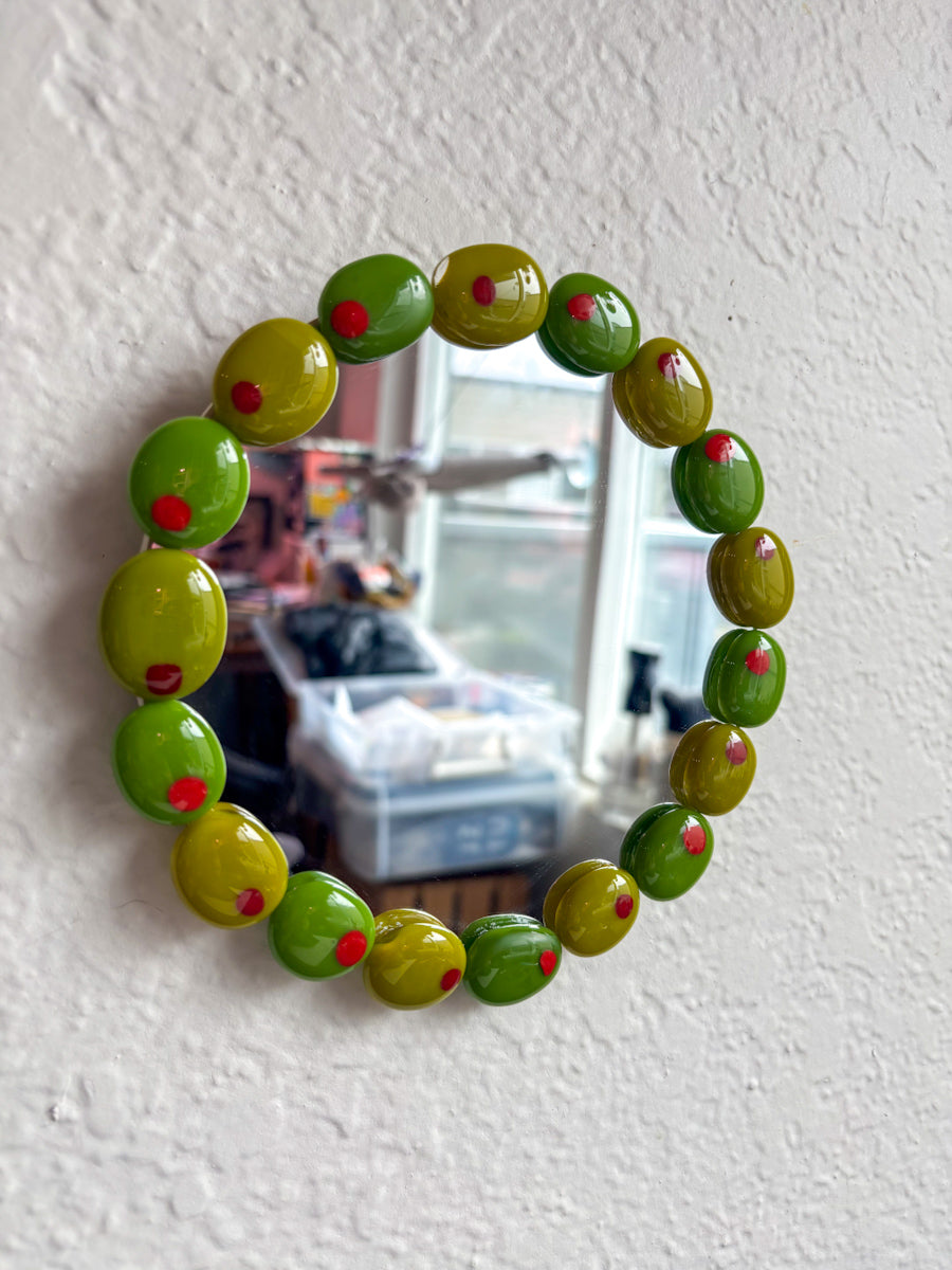 6” Olive Mirror