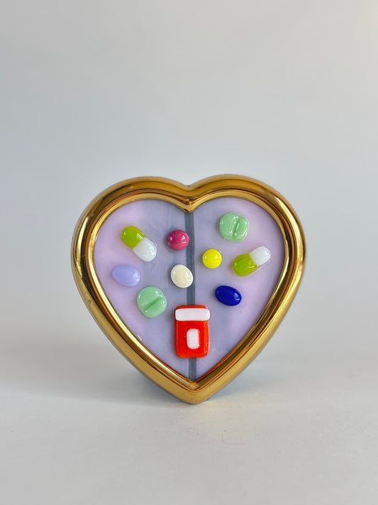 “Love For My Pharmacist” Framed Glass Collage