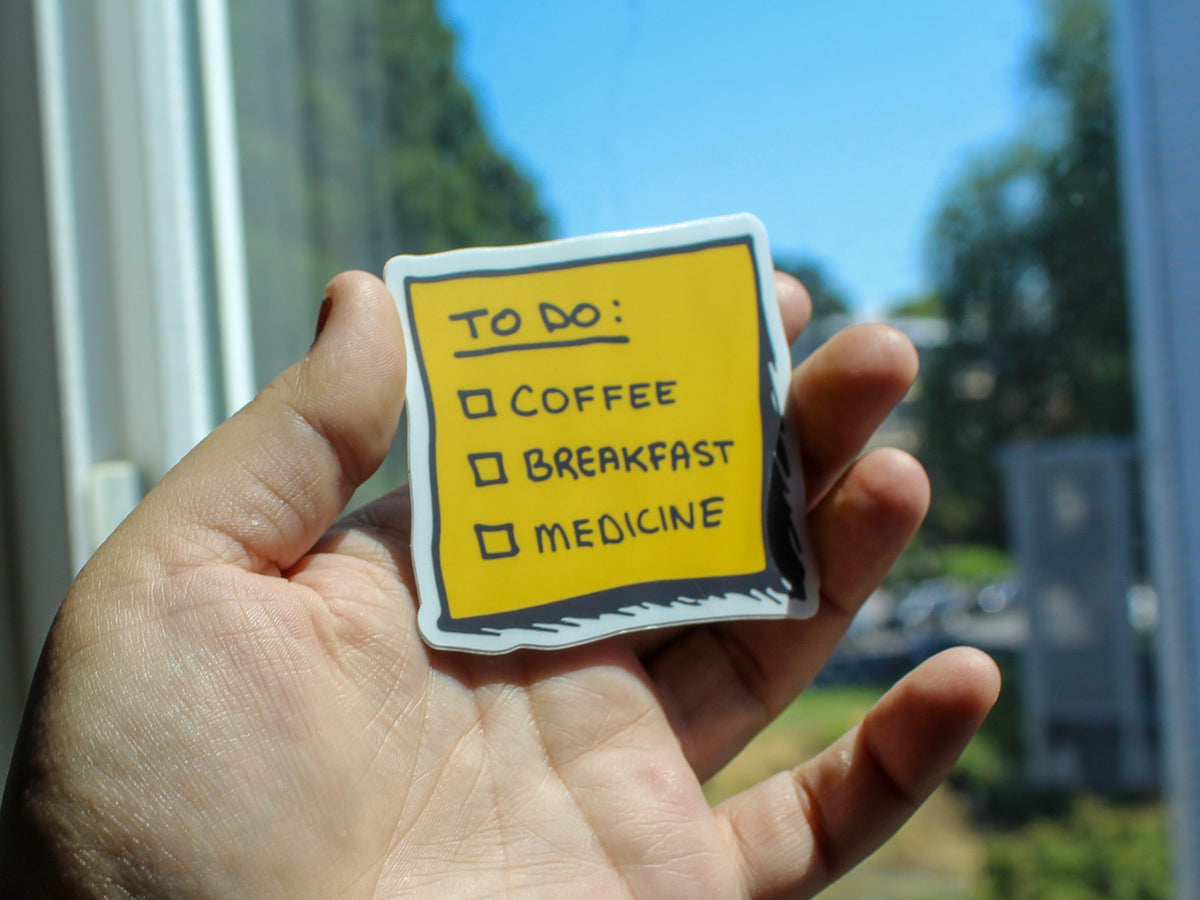 To Do Request Sticker To Do List Sticker – Manic Pixie Dream Squirrel