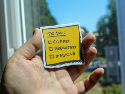 To Do List Sticker