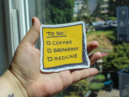 To Do List Sticker